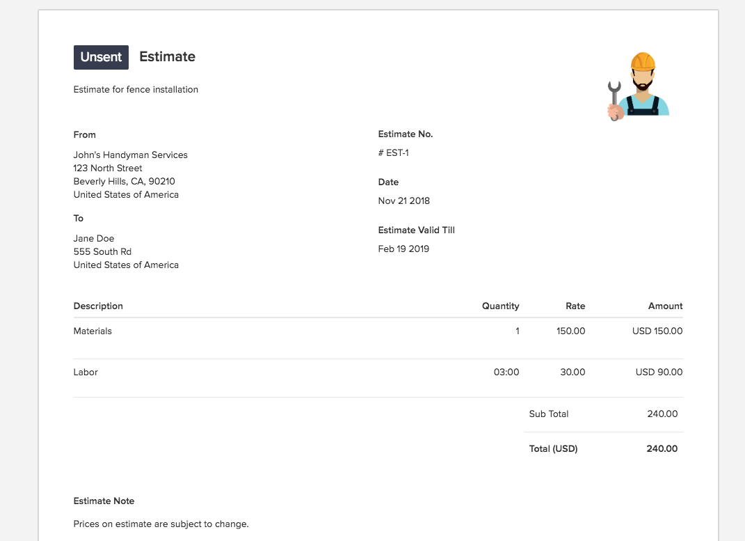 How to Create a Handyman Invoice (Templates & Examples)