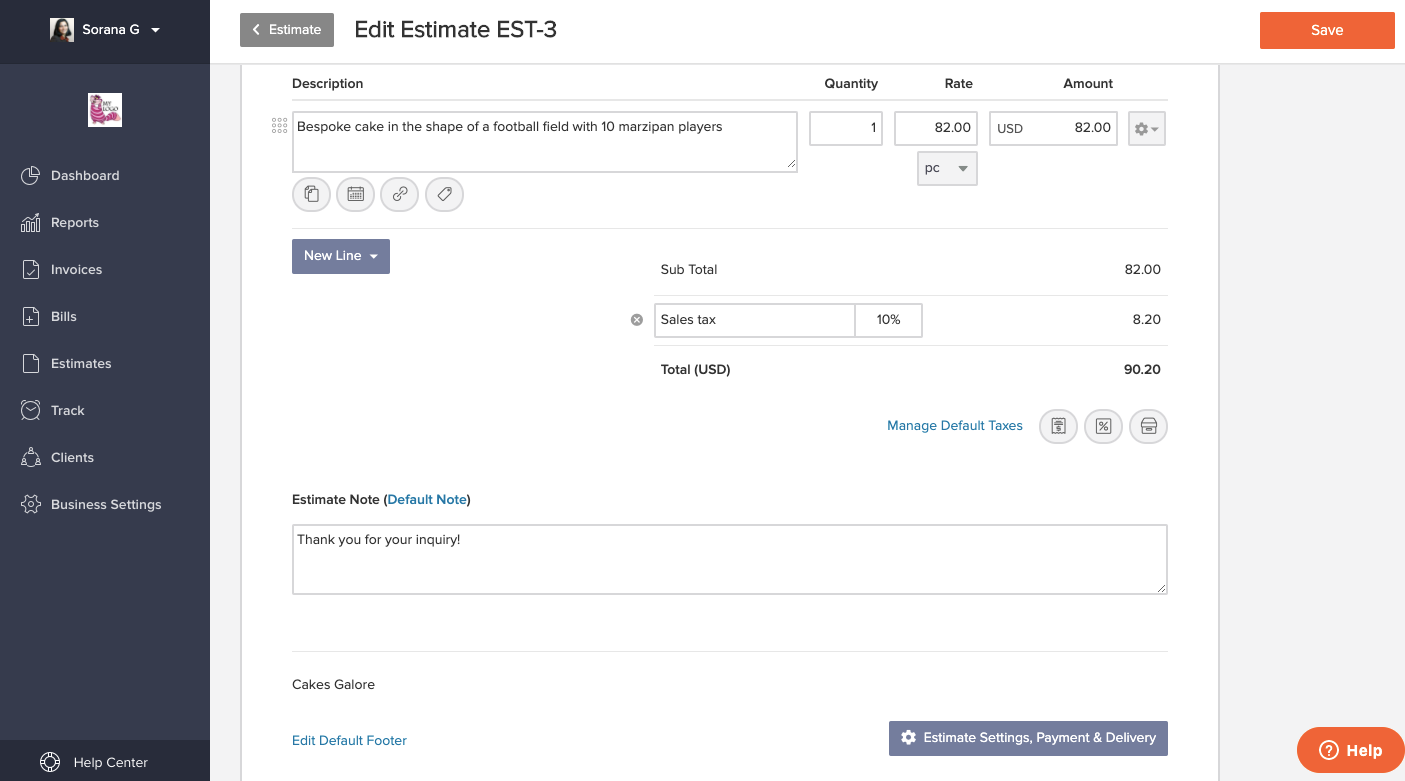 How to Write and Send Estimates with invoicely