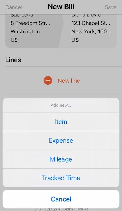 How To Write a Bill in the invoicely Mobile App